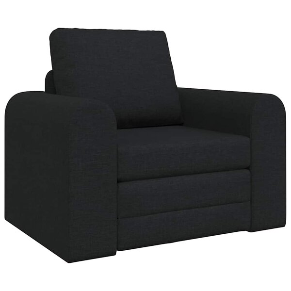 vidaXL Canapé-Lit Noir 98 x 71 x 83 cm tissu