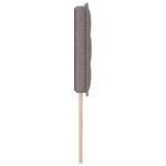 vidaXL Tête de lit LED avec bandes LED Taupe 160 cm tissu