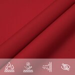 vidaXL Voile de parasol Tissu Oxford carré 2 5x2 5 m rouge