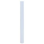 vidaXL Film de fenêtre statique dépoli blanc transparent 90x1000cm PVC