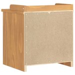 vidaXL Banc de couloir SANDNES 45x40x50 cm bois de pin massif