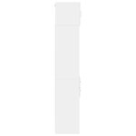 vidaXL Armoire de rangement mince blanc 40x42 5x225 cm