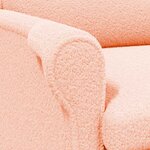 vidaXL fauteuil Rose 76 x 94 x 102 cm tissu