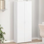 vidaXL Armoire de classement blanc 60x32x153 cm bois d'ingénierie