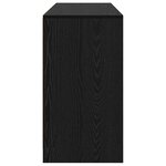 vidaXL Buffet 3 Pièces Chêne noir 70 x 41 x 75 cm Bois d'ingénierie