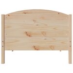 vidaXL Cadre de lit sans matelas 90x200 cm bois de pin massif