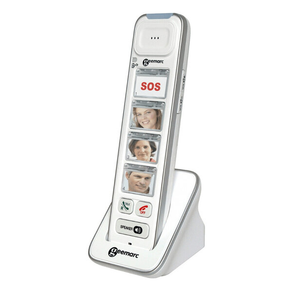 Téléphone photodect 295 pour senior et malentendant de geemarc ( combiné additionnel)