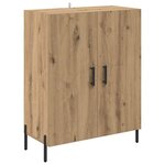 vidaXL Haut Armoire Montage mural Chêne artisanal 69 5 x 34 x 180 cm
