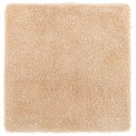 vidaXL Tapis Shaggy à poils longs NAVARRA beige 200x200 cm polyester