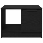 Table basse vidaXL Chêne noir 50x50x36 cm Bois d'ingénierie