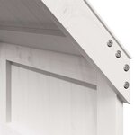 vidaXL Toit de lit pour enfants blanc 55x99x139 5cm bois de pin massif