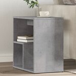 vidaXL Tables d'appoint 2 Pièces gris béton 50x30x50 cm bois d'ingénierie