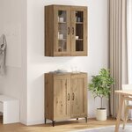 vidaXL Haut Armoire Chêne artisanal 69 5 x 34 x 180 cm