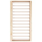 vidaXL Cadre de lit sans matelas 90x200 cm bois massif