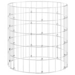 vidaXL Composteur de jardin Ø50x50 cm Acier galvanisé