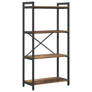 vidaXL Bibliothèque Bois ancien 60 x 30 x 118 cm Bois d'ingénierie