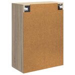 vidaXL Armoire Murale 66 x 34 5 x 90 cm Bois d'ingénierie Chêne Sonoma
