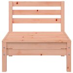 vidaXL Canapés de jardin sans accoudoirs 4 Pièces bois massif douglas