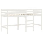 vidaXL Lit mezzanine enfants avec rideaux sans matelas 90x200cm