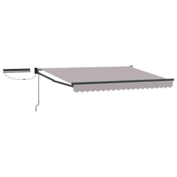 vidaXL Auvent rétractable électrique 3 x 2 5 m