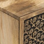 vidaXL Armoire latérale 60x33x75 cm bois massif de manguier