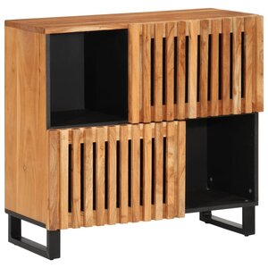 vidaXL Buffet 80x34x75 cm bois d'acacia massif