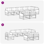 vidaXL Ensemble de canapés d'extérieur 8 pc Naturel et Beige