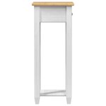 vidaXL Support de Plante Blanc 30 x 30 x 73 cm Pin massif