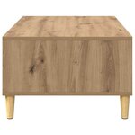 vidaXL Table basse chêne artisanal 103 5 x 60 x 35 cm