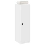 vidaXL Meuble de salle de bain avec porte-rouleau blanc 20 5x22x72 cm