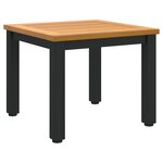 vidaXL Table d'appoint de jardin 45x45x38 cm en bois d'acacia massif