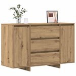 vidaXL Buffet chêne artisanal 120 x 41 x 75 cm Bois d'ingénierie