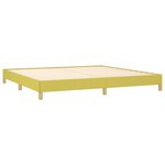 vidaXL Cadre de lit sans matelas vert 200x200 cm tissu