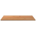 vidaXL Dessus de bureau marron clair bois chêne massif rectangulaire