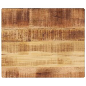 vidaXL Dessus de table rectangulaire bois massif de manguier brut