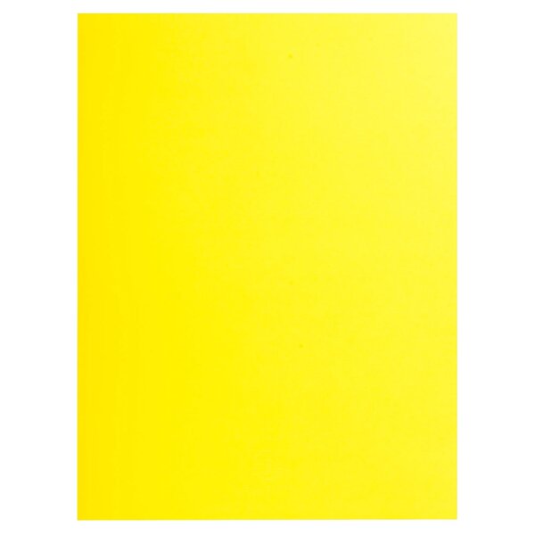 Paquet De 25 Chemises Double Poche Rock''s 210 - Double A4 Ou A3 - 24x32cm - Jaune Citron - X 10 - Exacompta