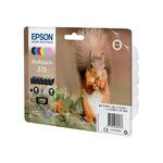 Epson cartouche d'encre originale multipack 378 - pack de 6 - noir  jaune  cyan  magenta  magenta clair  cyan clair