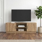 vidaXL Meuble TV 150 x 31 x 47 cm Chêne artisanal Bois d'ingénierie