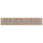 vidaXL Coureur de Tapis MARSA Gris 80 x 450 cm Polyester et PVC