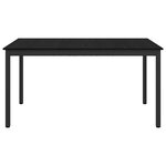 vidaXL Table de salle à manger / Table de repas MÉTAL