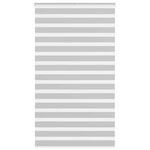 vidaXL Store zèbre gris clair largeur du tissu 115 9 cm polyester