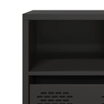 vidaXL Meuble TV noir 68x39x43 5 cm acier laminé à froid