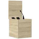 vidaXL Boîte de rangement chêne sonoma 30x35x35 cm bois d'ingénierie