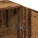 vidaXL Armoire murale vieux bois 34 5x34x90 cm bois d'ingénierie