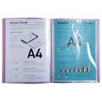 Protège-documents En Pp Recyclé Semi-rigide Ellipse 80 Vues - A4 - Couleurs Assorties - Exacompta