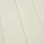 vidaXL Coussin de chaise longue crème 200x60x3 cm tissu oxford