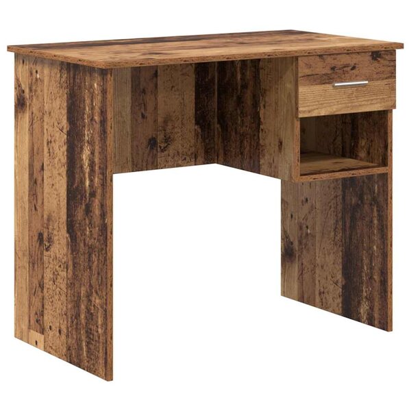 vidaXL Bureau Bois Ancien 90 x 49 x 75 cm Bois d'ingénierie