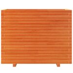 vidaXL Jardinière cire marron 90x40x72 5 cm bois de pin massif