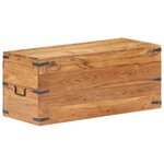 vidaXL Coffre 90x40x40 cm Bois d'acacia solide