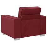 vidaXL Canapé Bordeaux 99 x 80 x 84 cm tissu